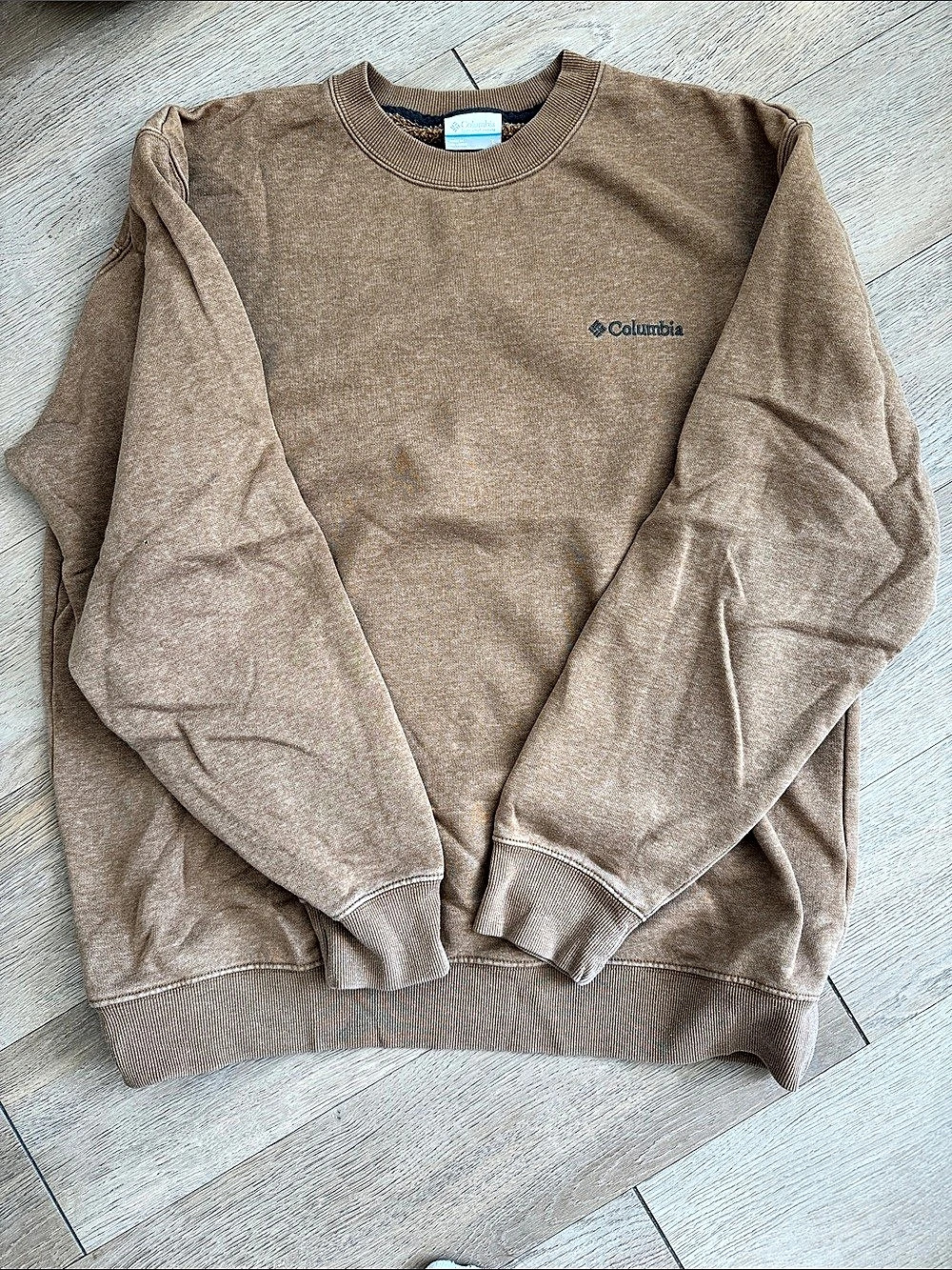 Columbia Hart Crew Sweatshirt Brown Large